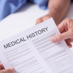 medical history for cyst removal